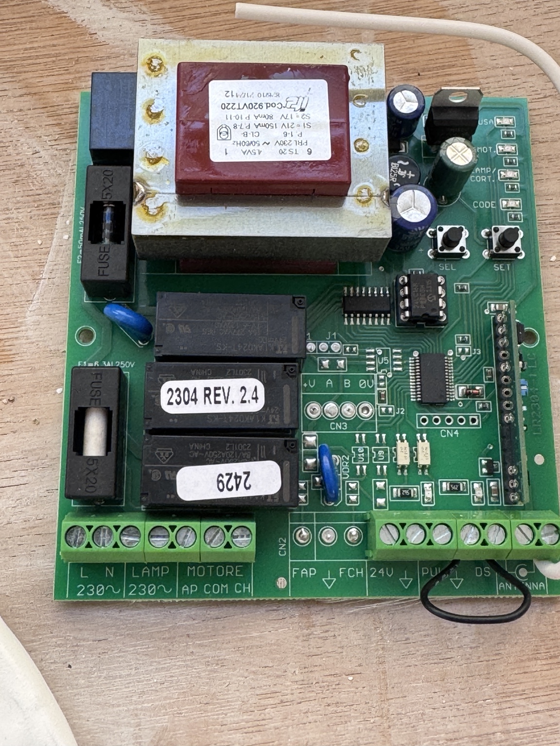 Électronique de commande